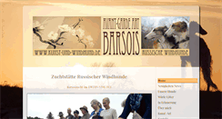 Desktop Screenshot of kunst-und-windhund.de